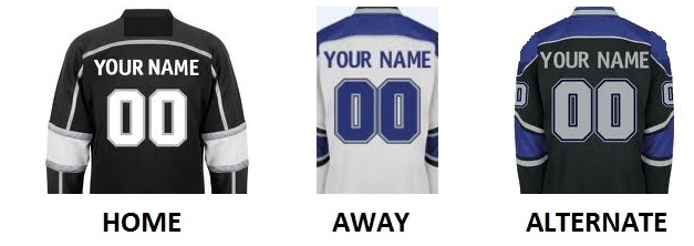 (image for) LOS ANGELES Pro Hockey Number Kit - Click Image to Close